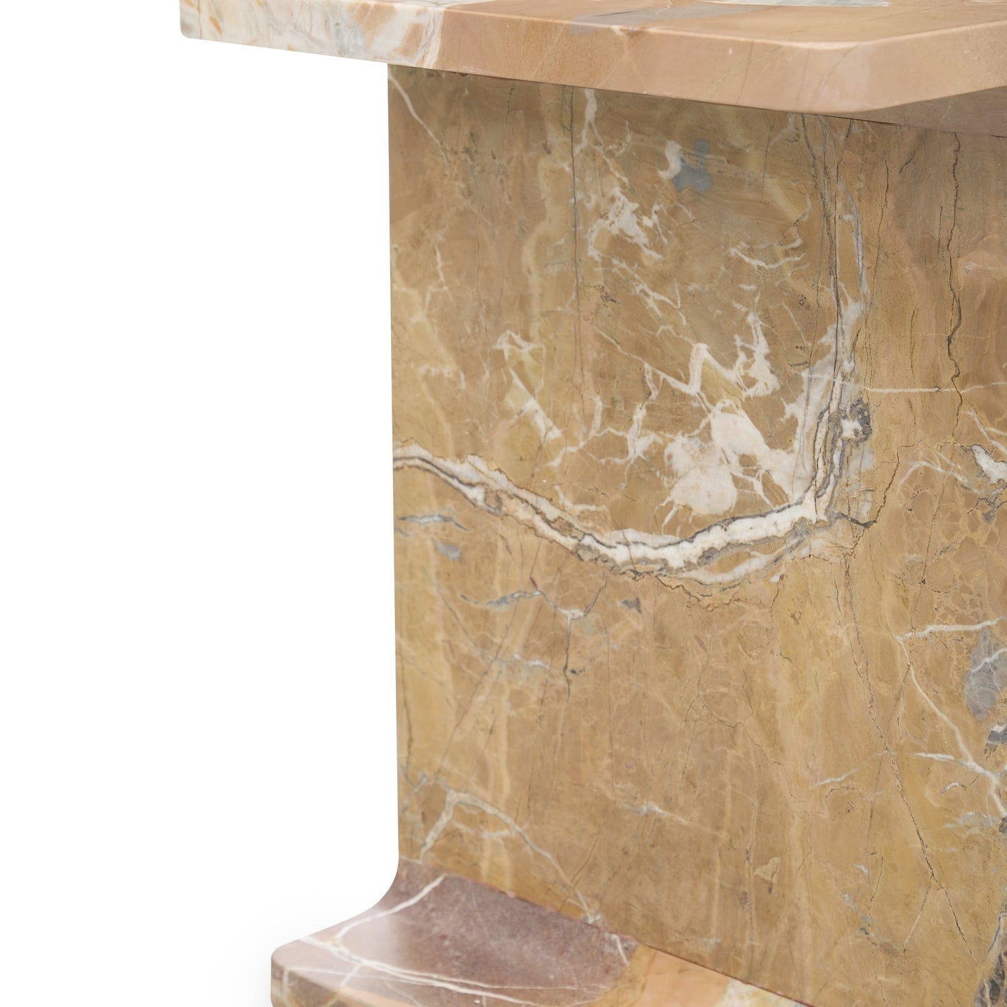 Rusty Brown Marble Accent & End Table Delaney Accent Table Collection