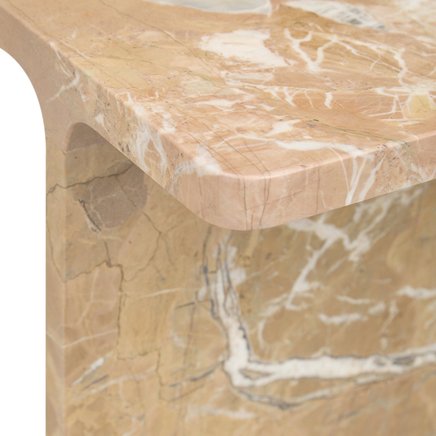 Rusty Brown Marble Accent & End Table Delaney Accent Table Collection