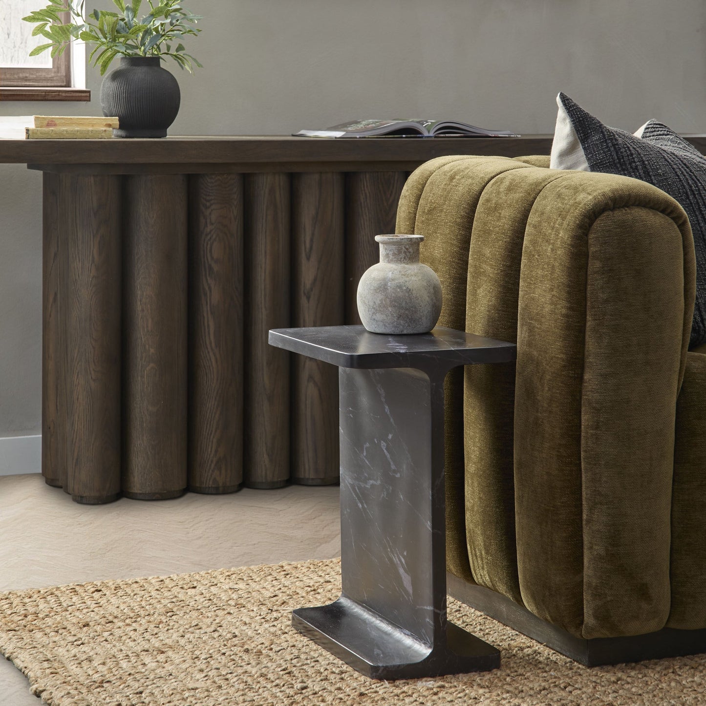Onyx Marble Accent & End Table Delaney Accent Table Collection