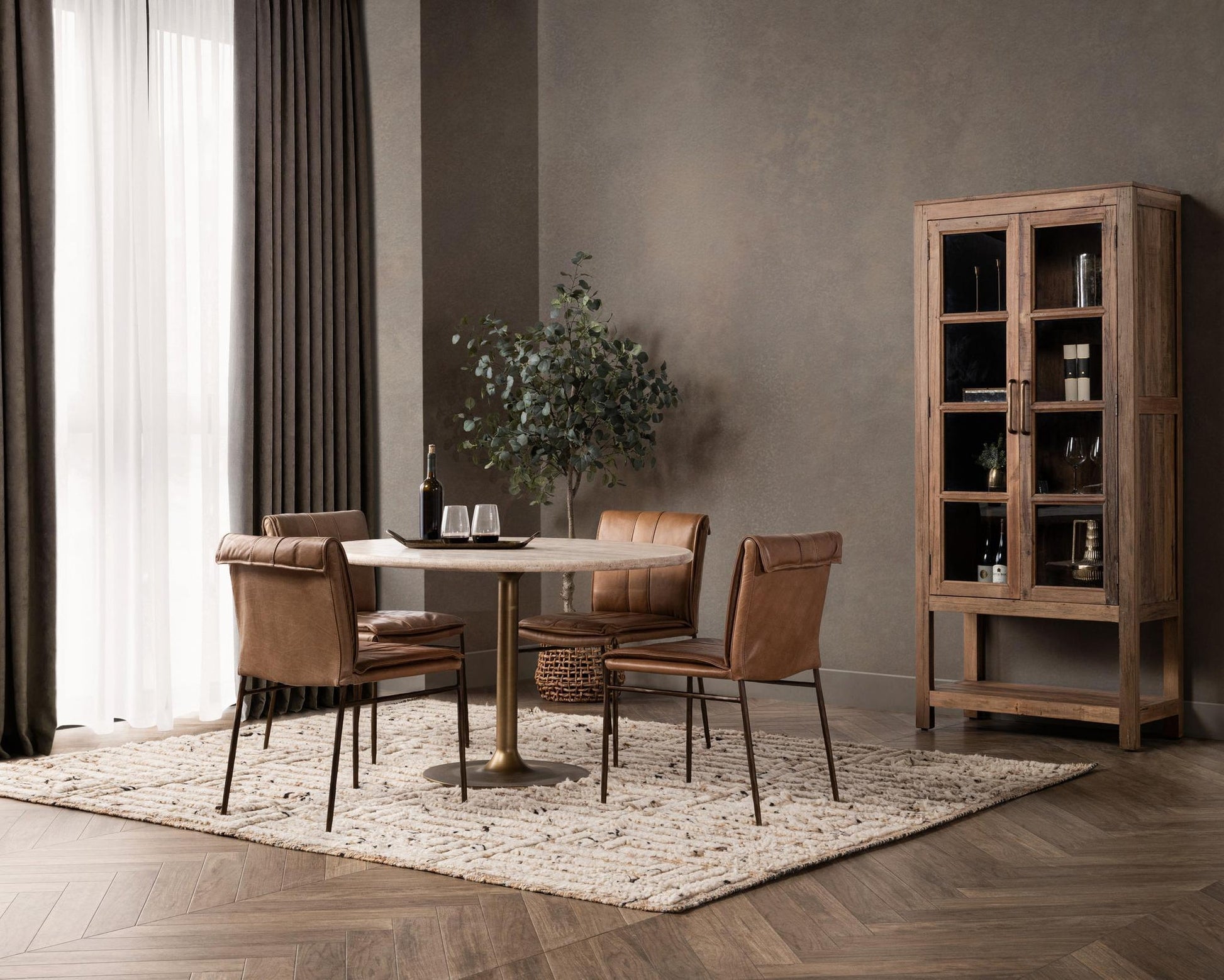 Tan Travertine Dining Table Malani Dining Table Collection