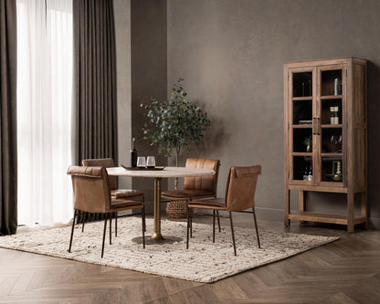 Tan Travertine Dining Table Malani Dining Table Collection