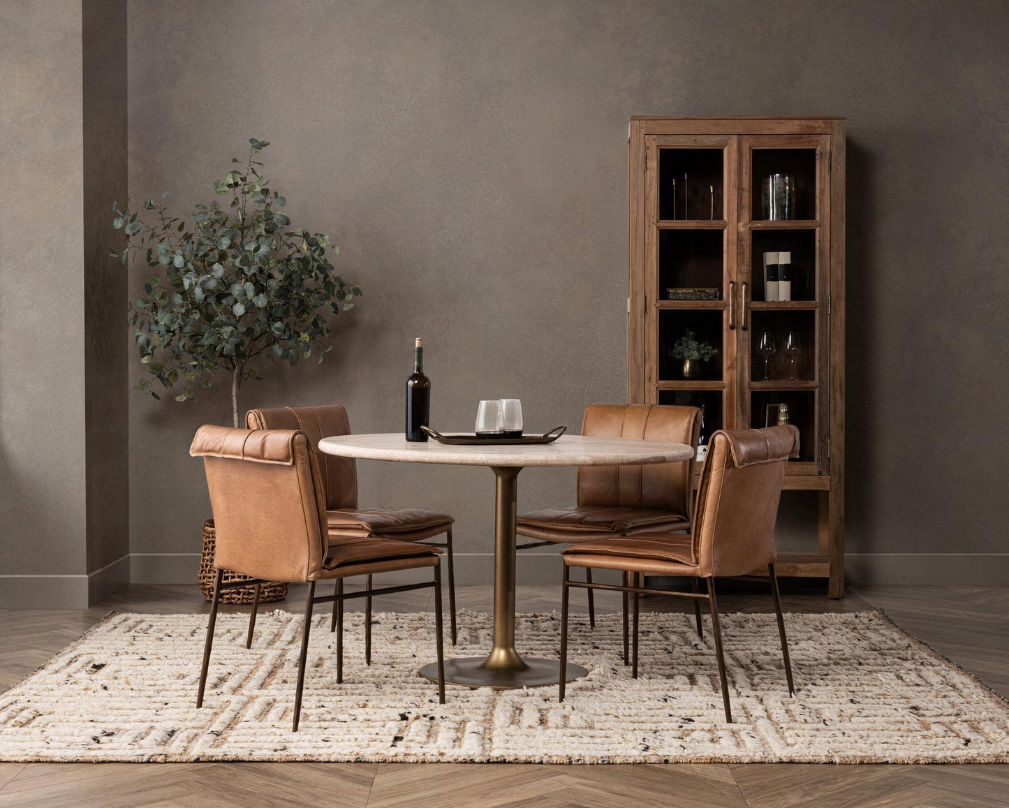 Tan Travertine Dining Table Malani Dining Table Collection