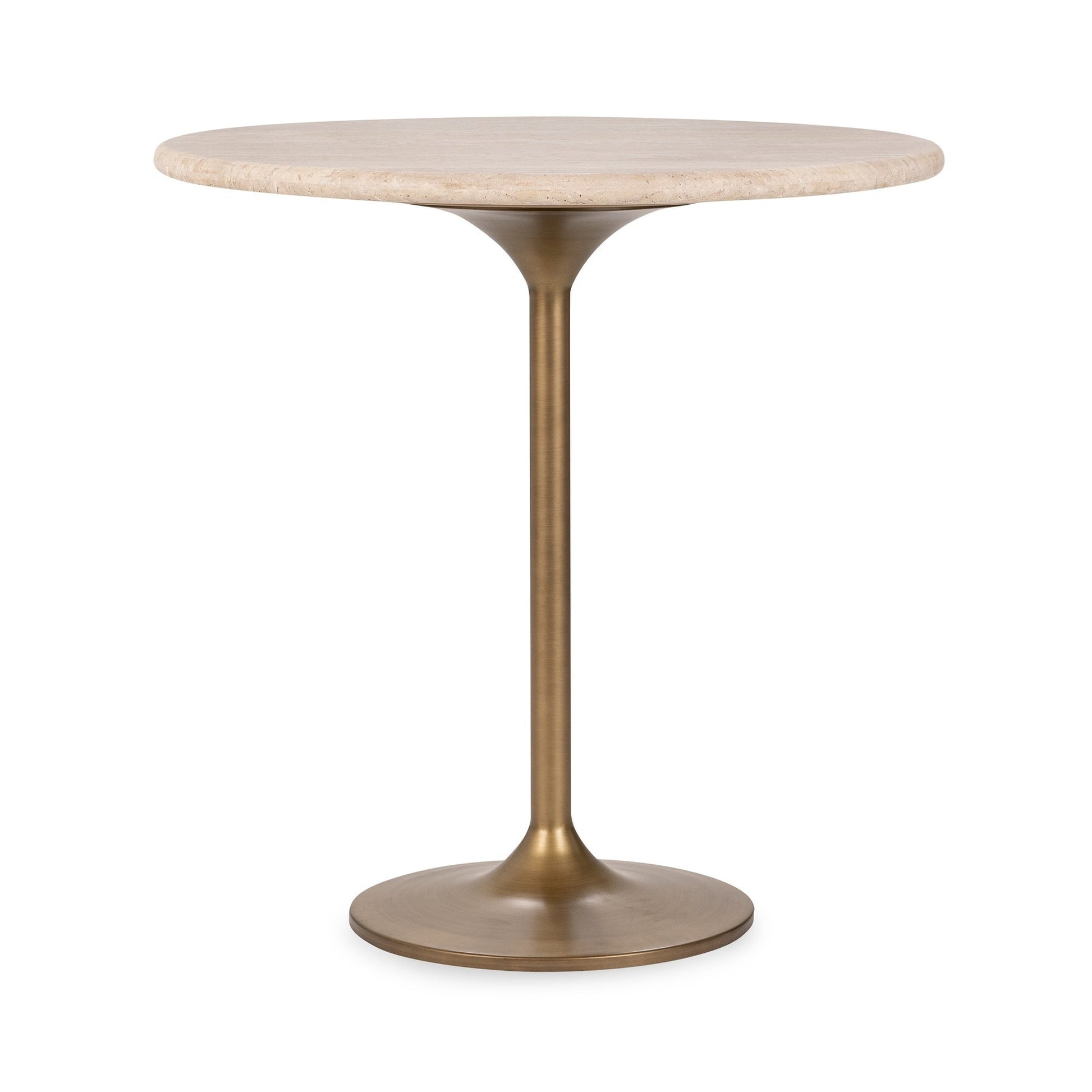 Tan Travertine Bar & Counter Table Malani Counter Table Collection