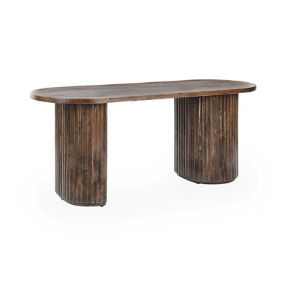 Bark Brown Mango Wood Desk Redford Desk Collection