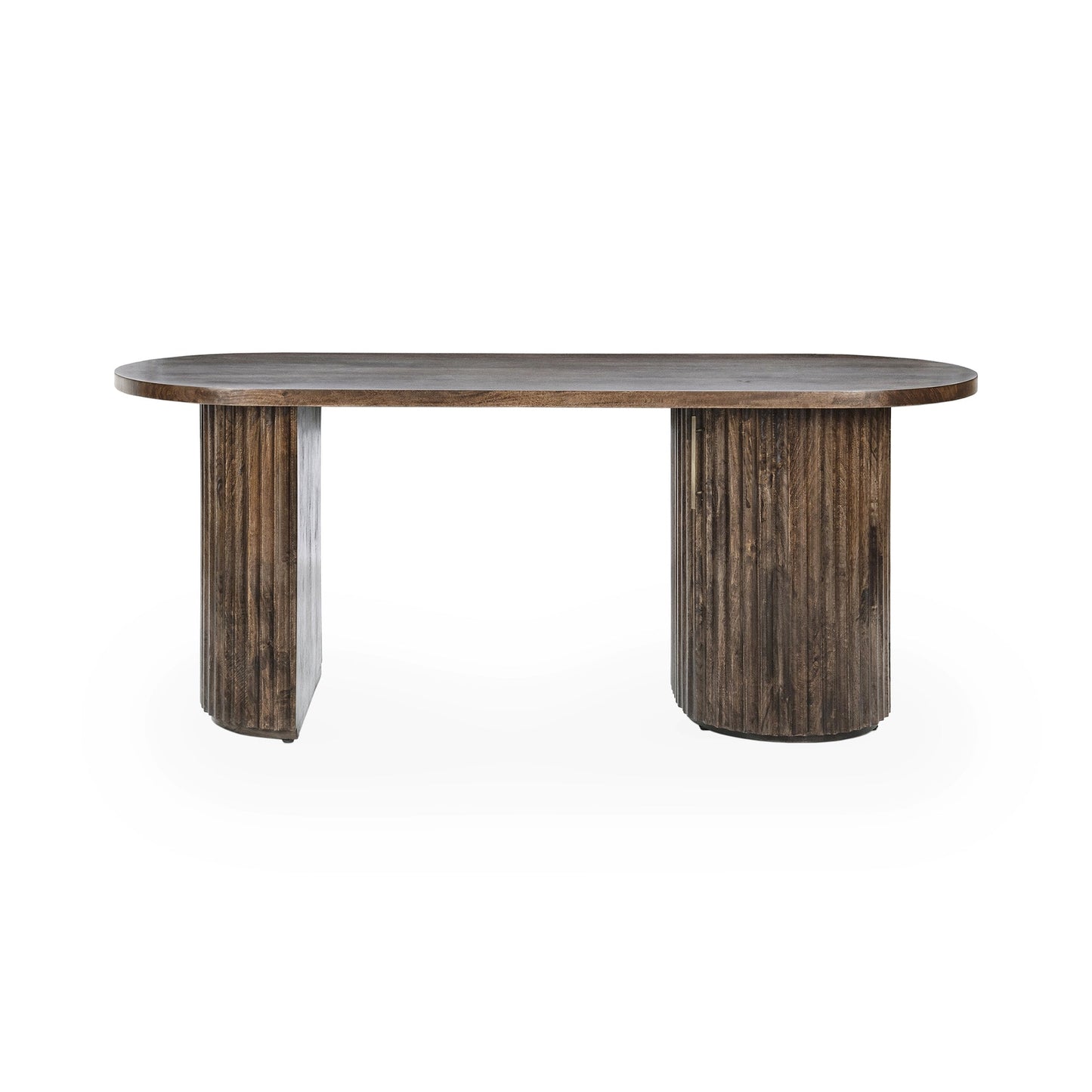 Bark Brown Mango Wood Desk Redford Desk Collection
