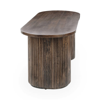 Bark Brown Mango Wood Desk Redford Desk Collection
