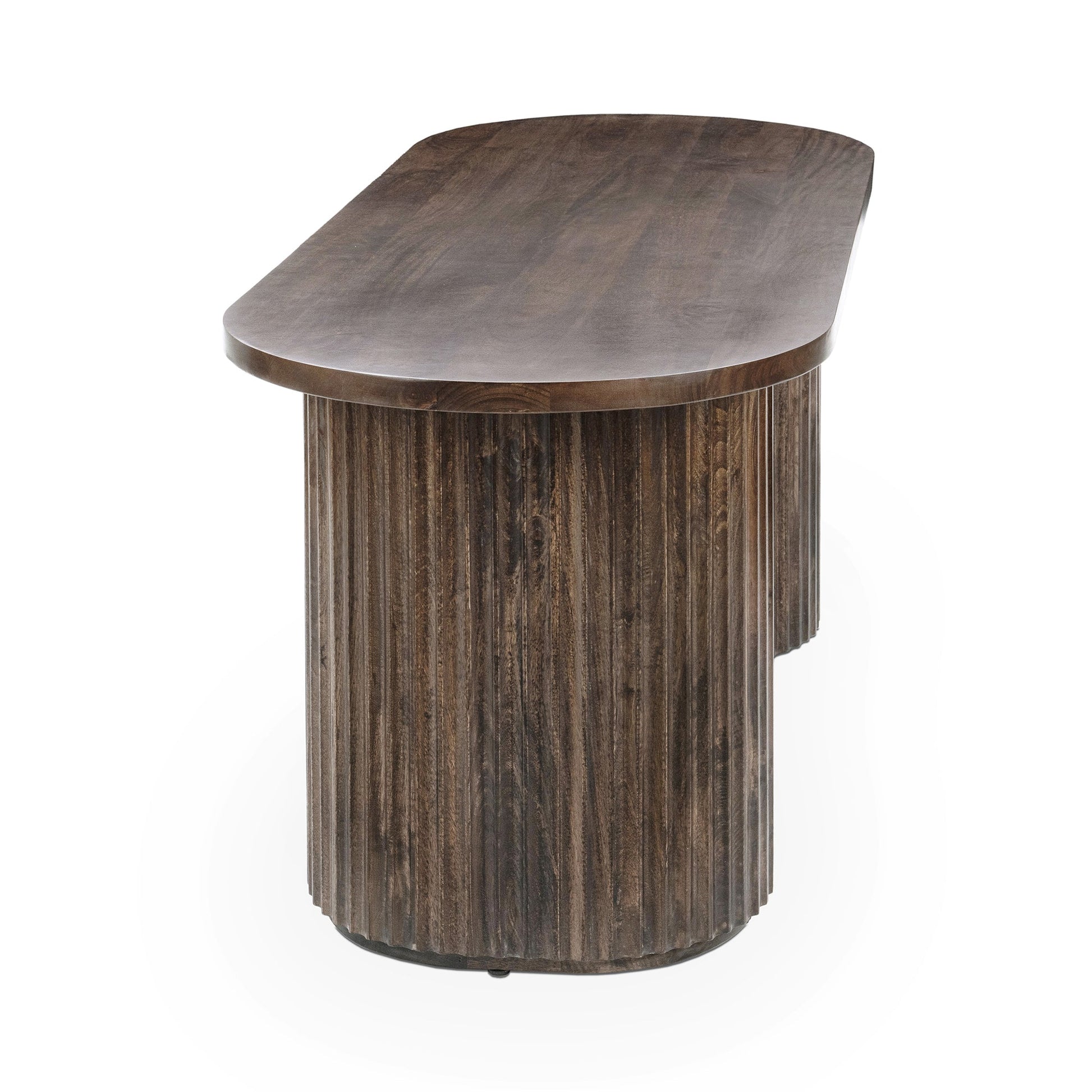 Bark Brown Mango Wood Desk Redford Desk Collection