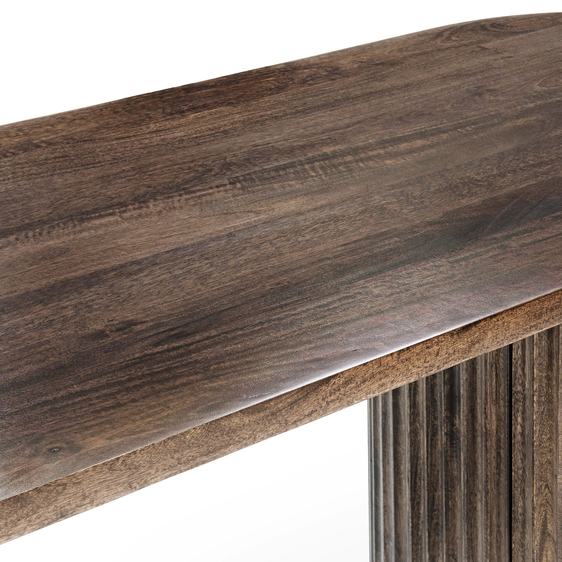 Bark Brown Mango Wood Desk Redford Desk Collection