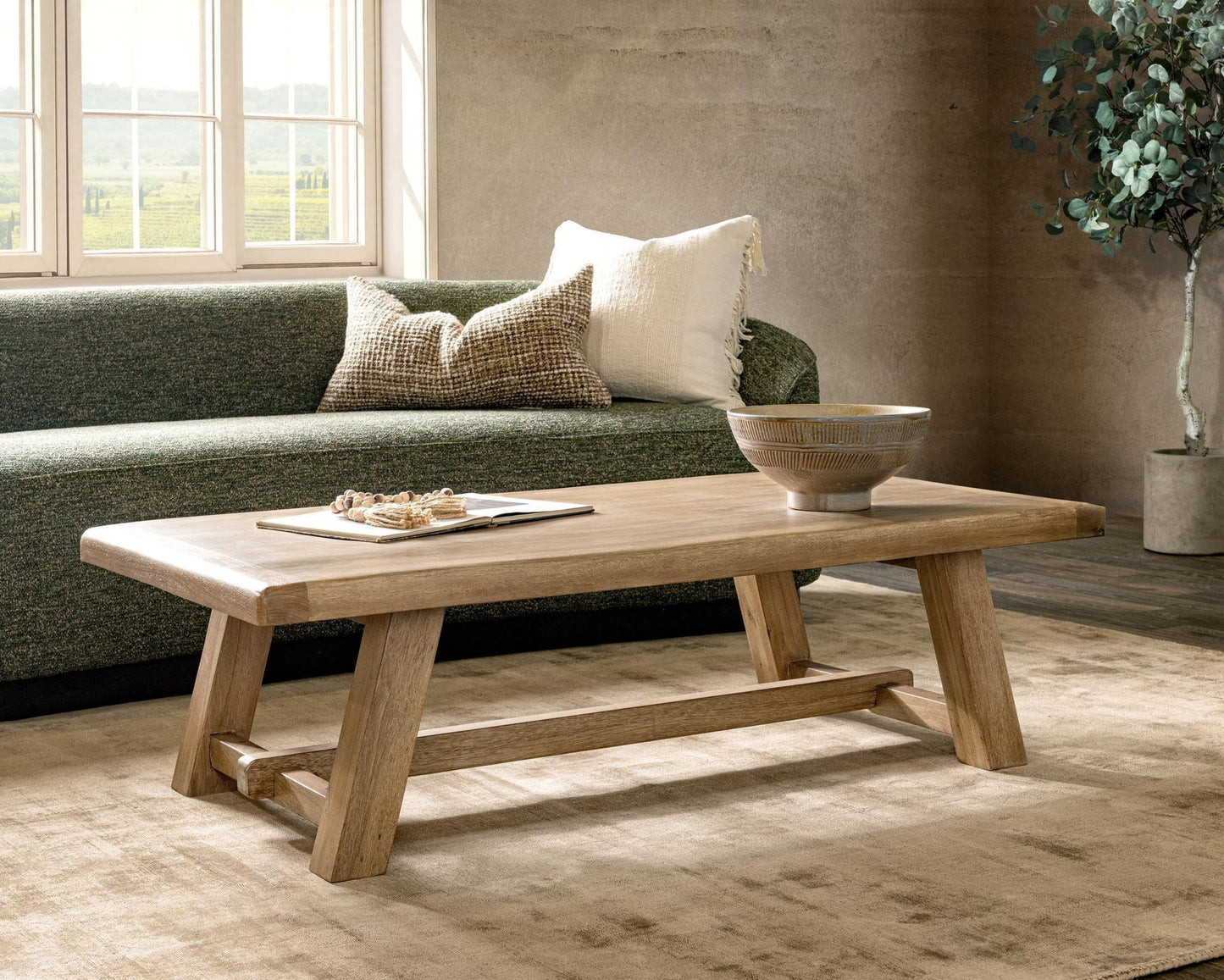 Sand Washed Reclaimed wood Coffee Table Valen Coffee Table Collection