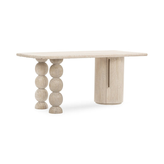 Cream Mango Wood Desk Adir Desk Collection