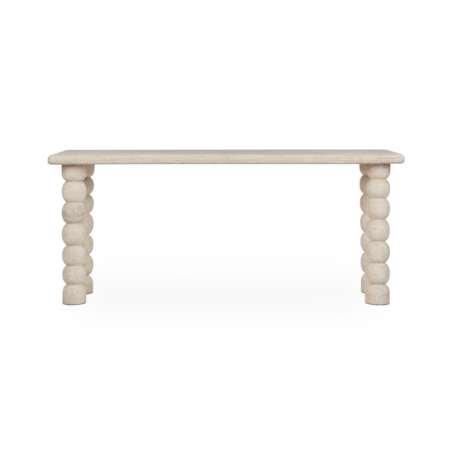 Cream Mango Wood Console Table Adir Console Table Collection