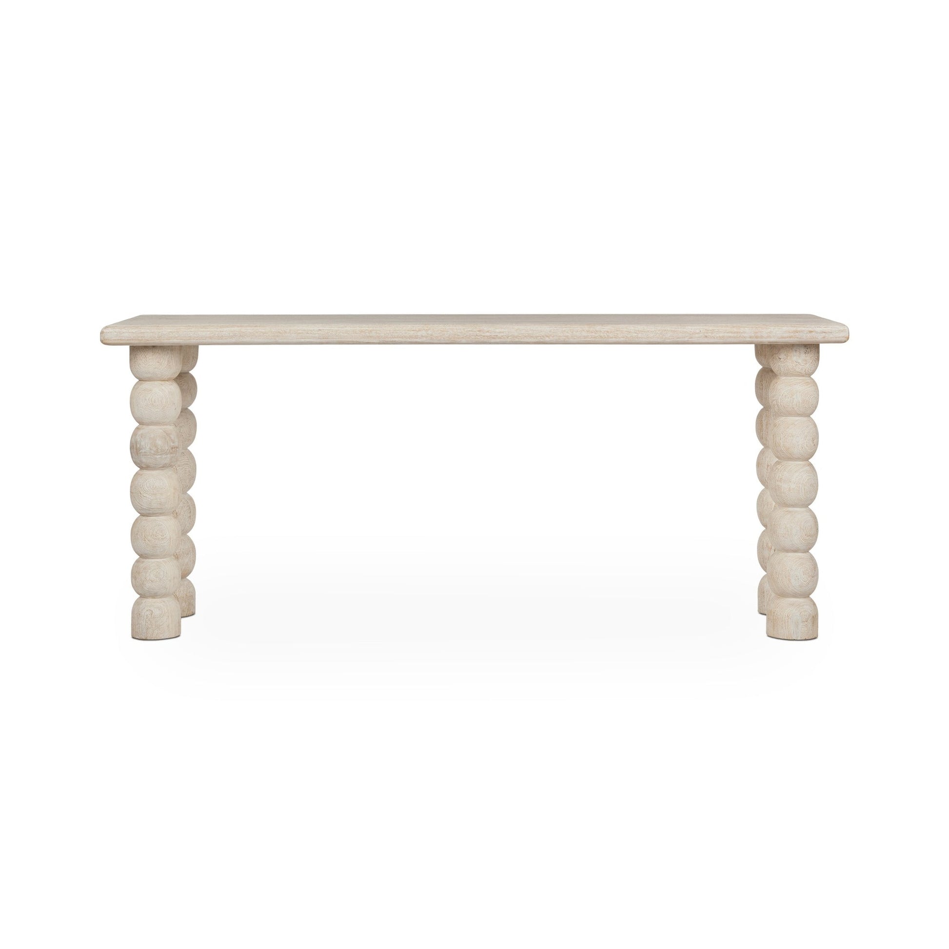 Cream Mango Wood Console Table Adir Console Table Collection