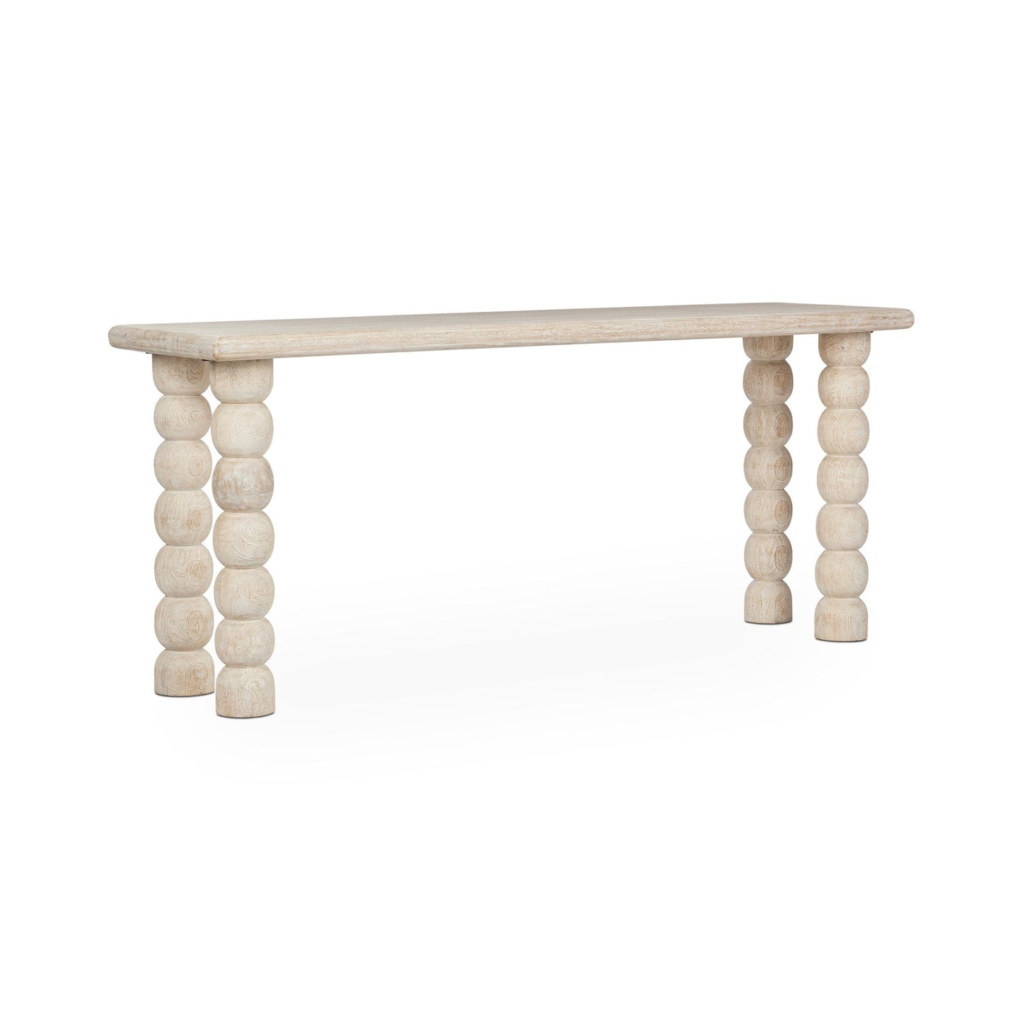 Cream Mango Wood Console Table Adir Console Table Collection