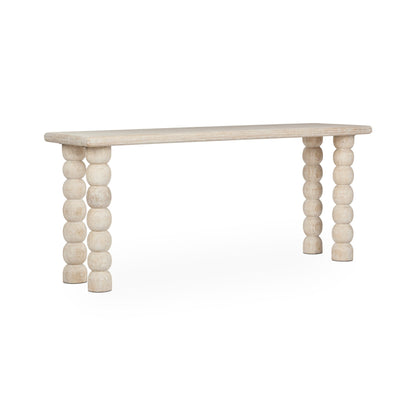 Cream Mango Wood Console Table Adir Console Table Collection