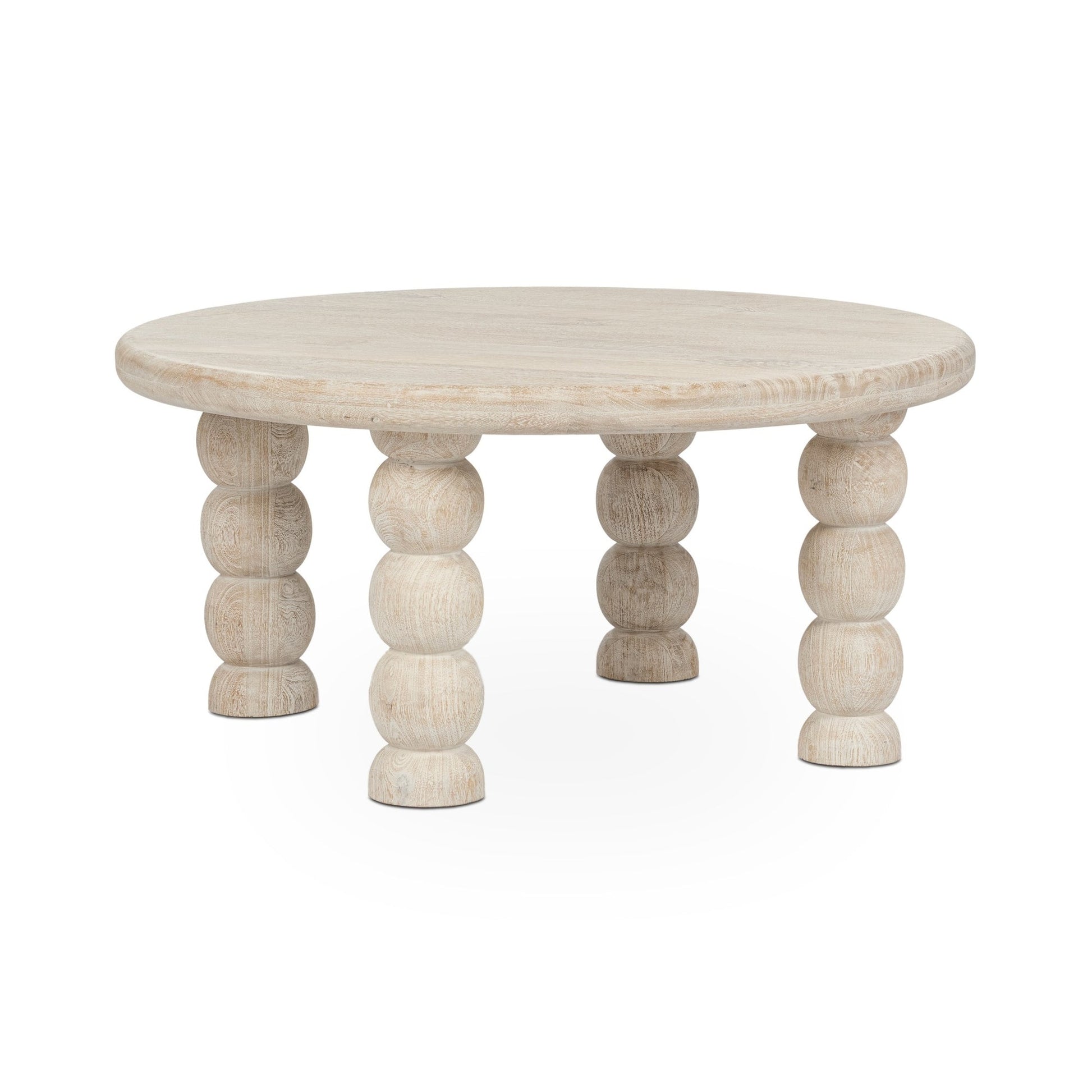 Cream Mango Wood Coffee Table Adir Coffee Table Collection