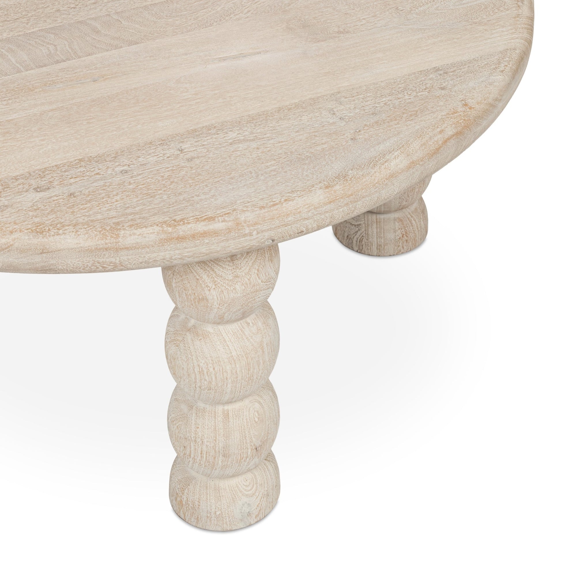 Cream Mango Wood Coffee Table Adir Coffee Table Collection
