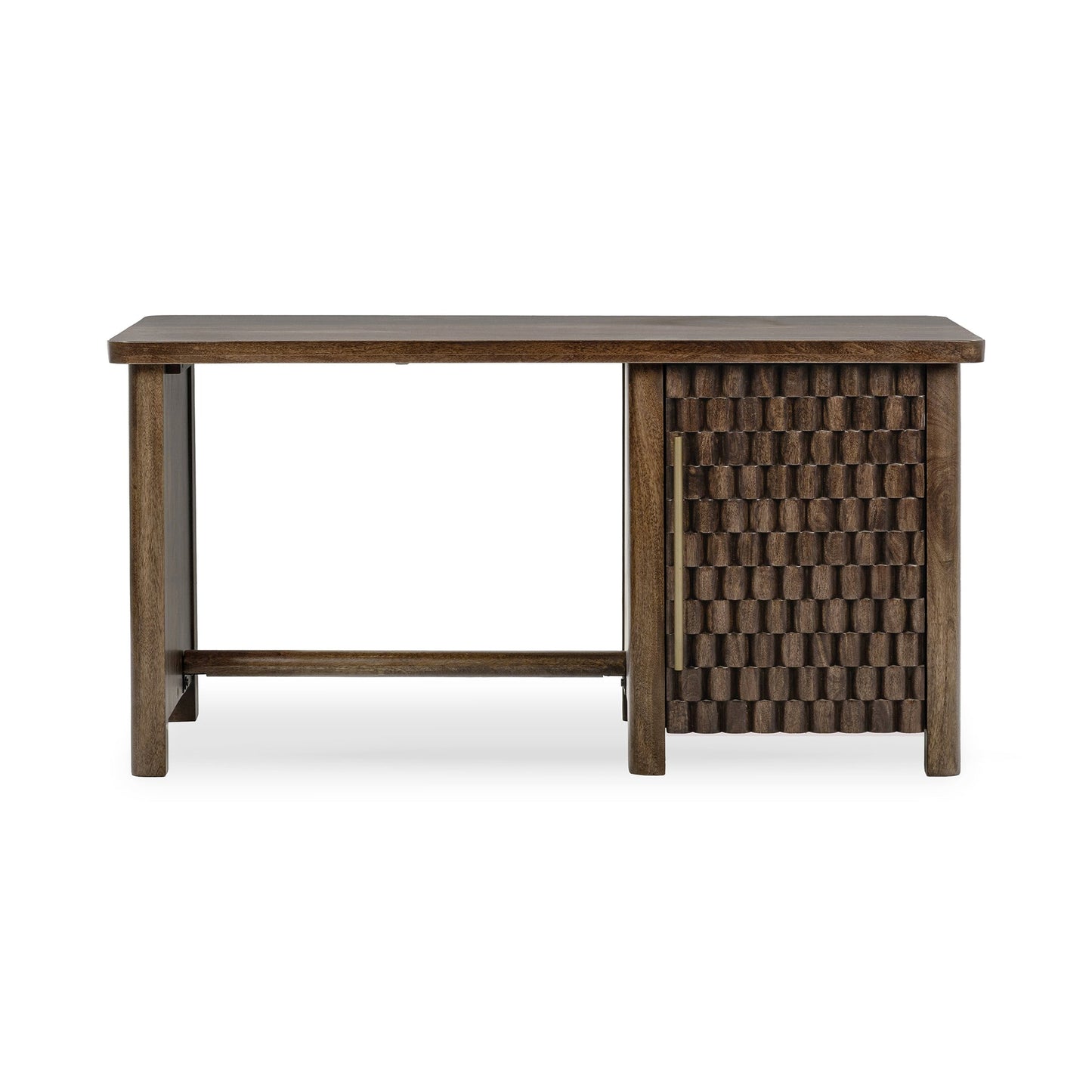 Bark Brown Mango Wood Desk Norwood Desk Collection