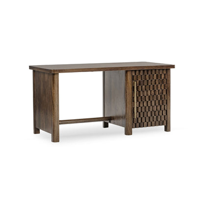 Bark Brown Mango Wood Desk Norwood Desk Collection