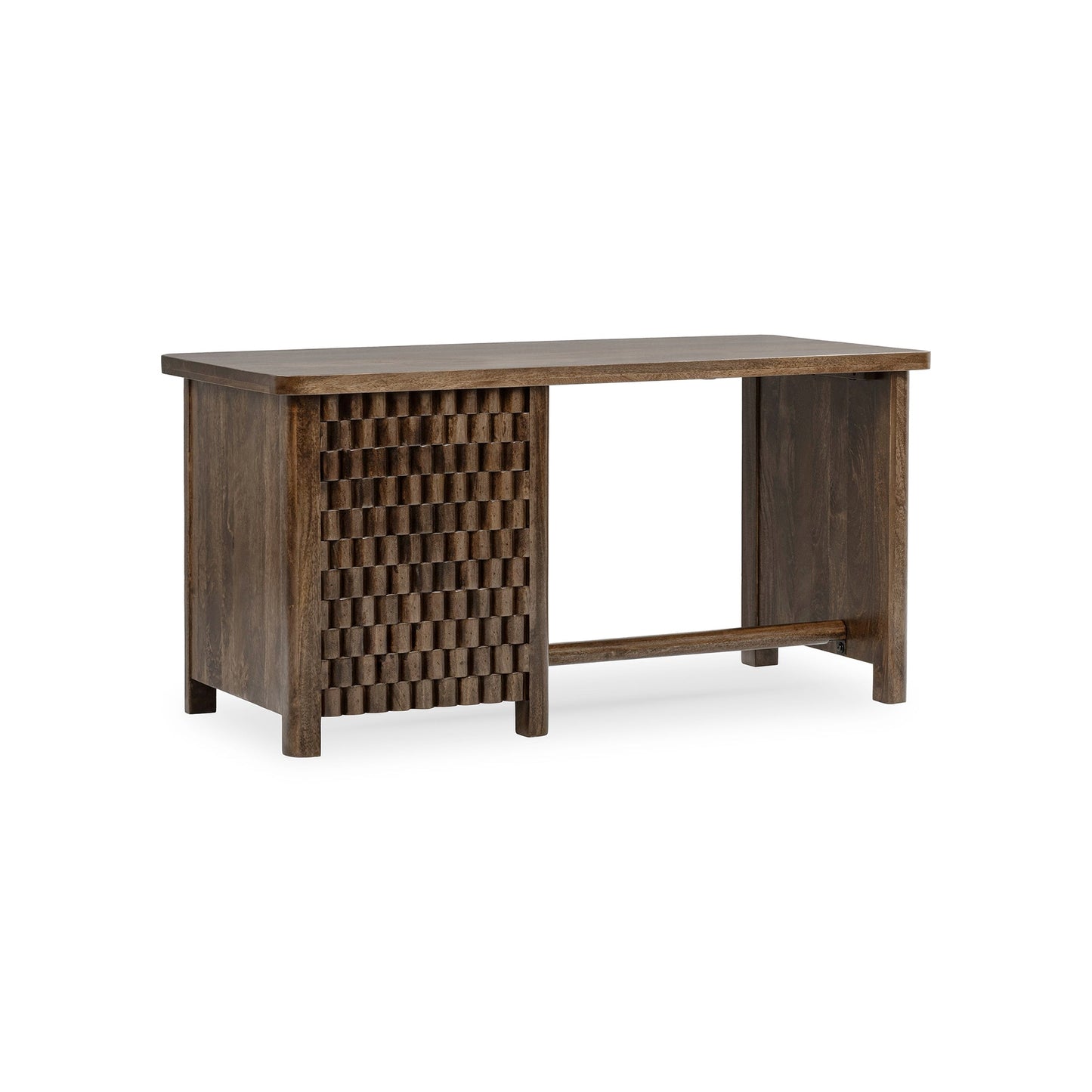 Bark Brown Mango Wood Desk Norwood Desk Collection