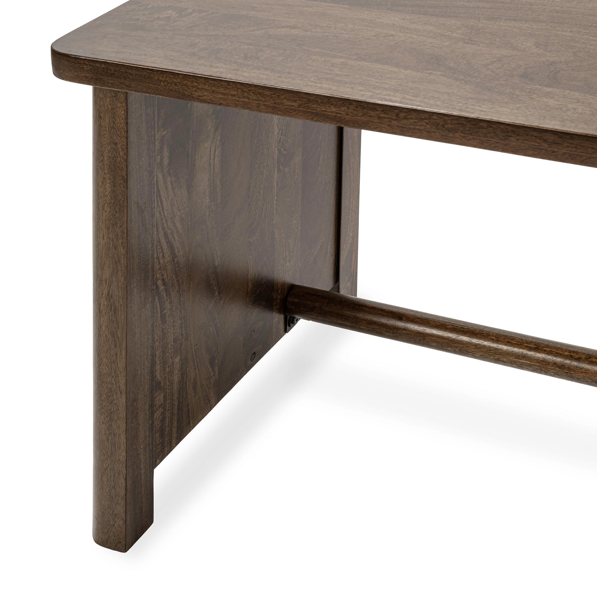 Bark Brown Mango Wood Desk Norwood Desk Collection