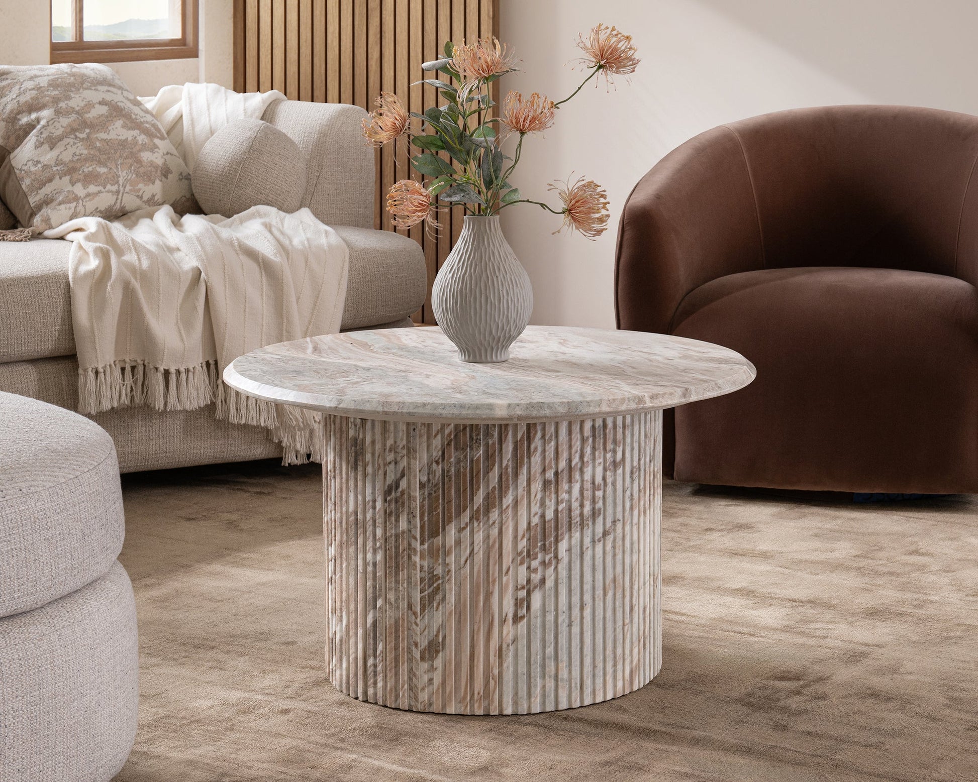 Rusty Gray Marble Coffee Table Nordens Coffee Table Collection
