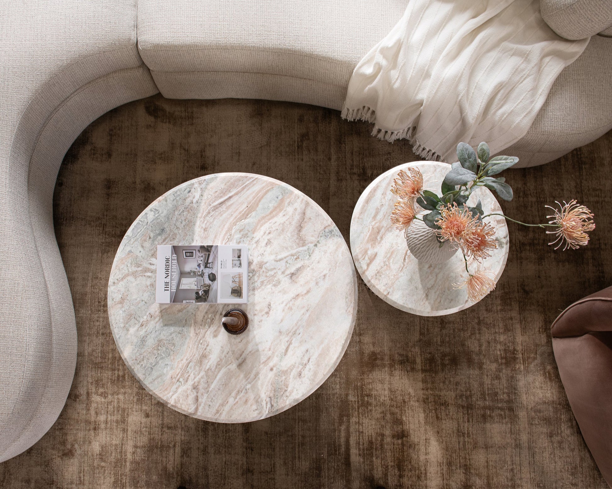 Rusty Gray Marble Coffee Table Nordens Coffee Table Collection