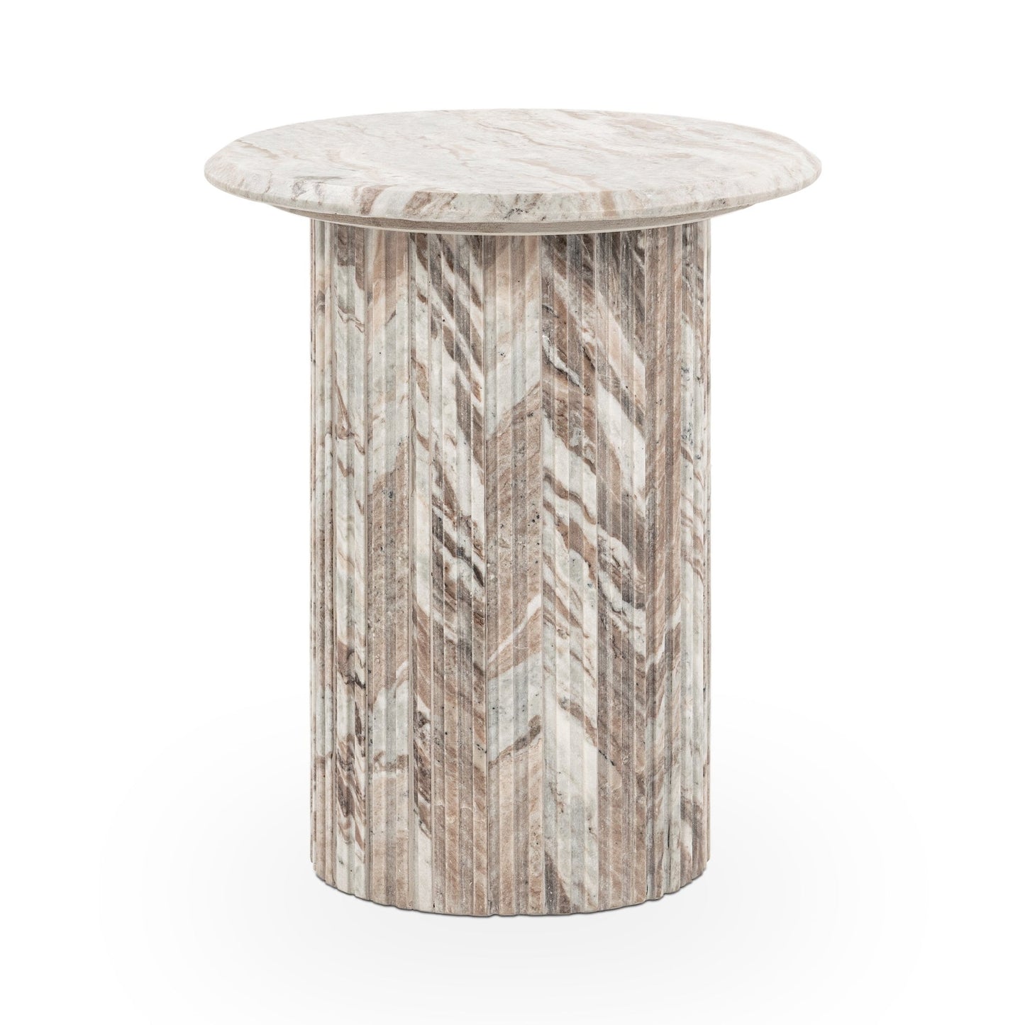 Rusty Gray Marble Accent & End Table Nordens End Table Collection