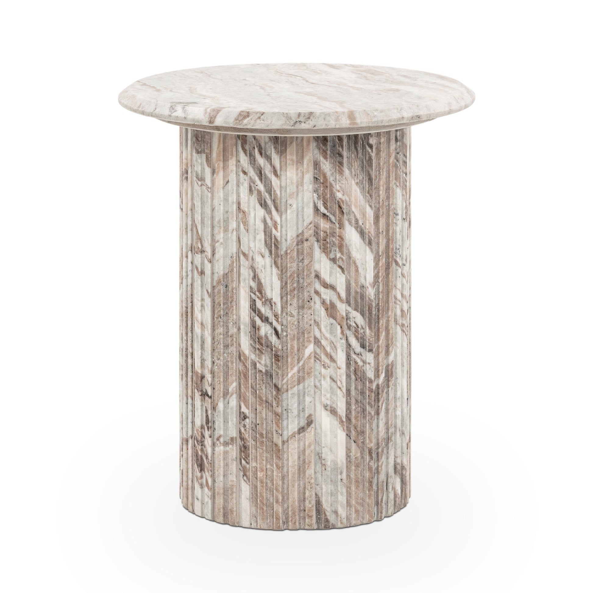 Rusty Gray Marble Accent & End Table Nordens End Table Collection