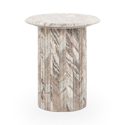 Rusty Gray Marble Accent & End Table Nordens End Table Collection