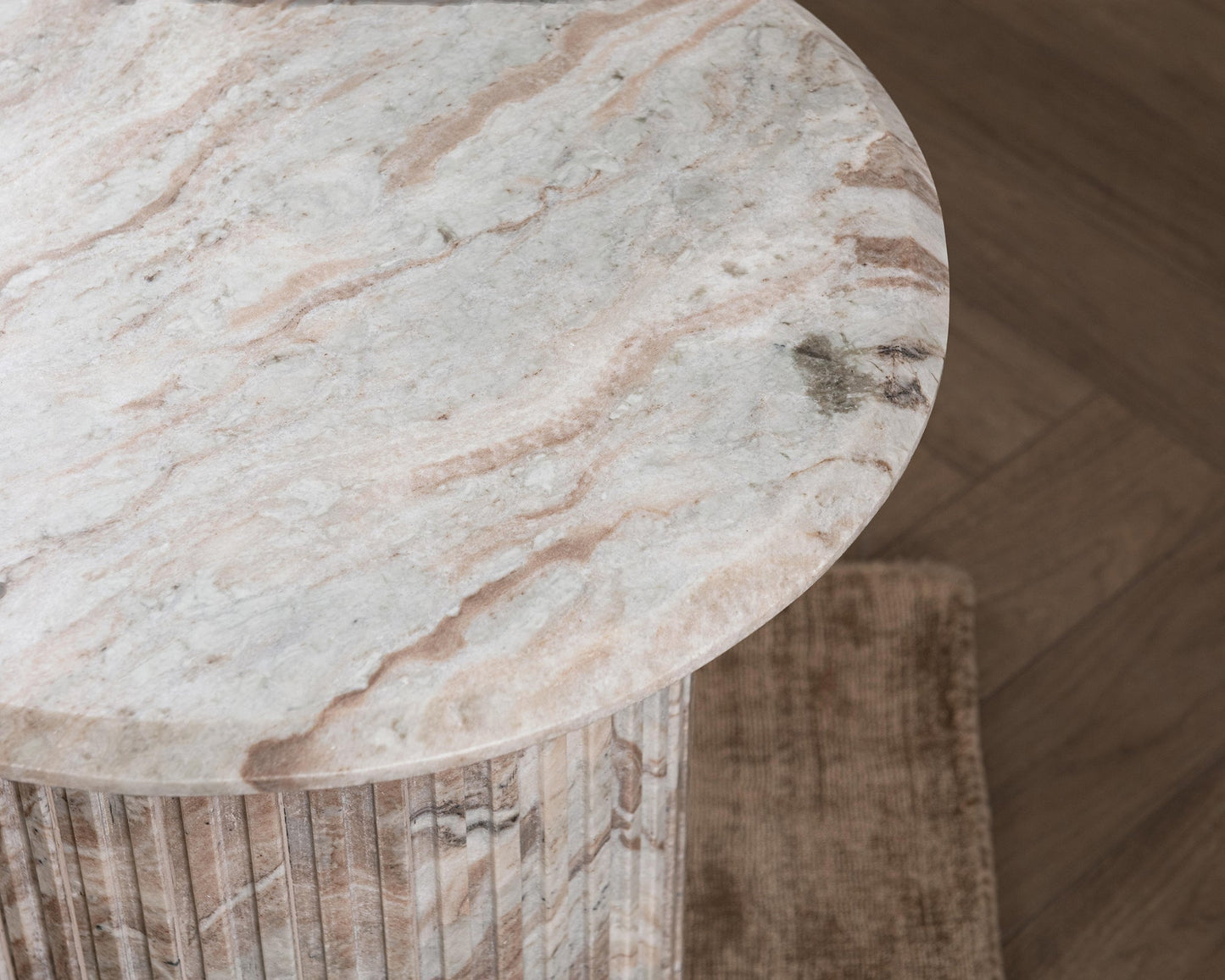 Rusty Gray Marble Accent & End Table Nordens End Table Collection