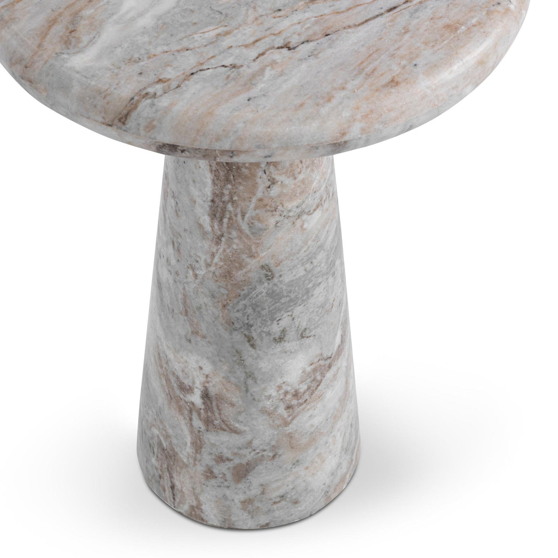 Rusty Gray Marble Accent & End Table Huxley Accent Table Rusty Collection