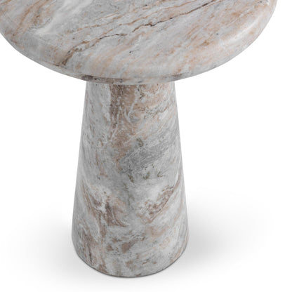 Rusty Gray Marble Accent & End Table Huxley Accent Table Rusty Collection