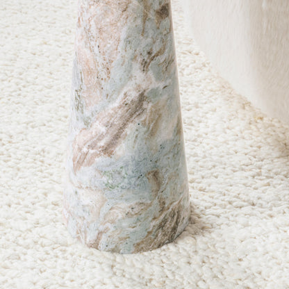 Rusty Gray Marble Accent & End Table Huxley Accent Table Rusty Collection