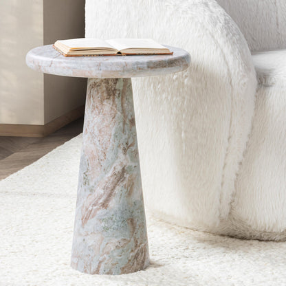 Rusty Gray Marble Accent & End Table Huxley Accent Table Rusty Collection