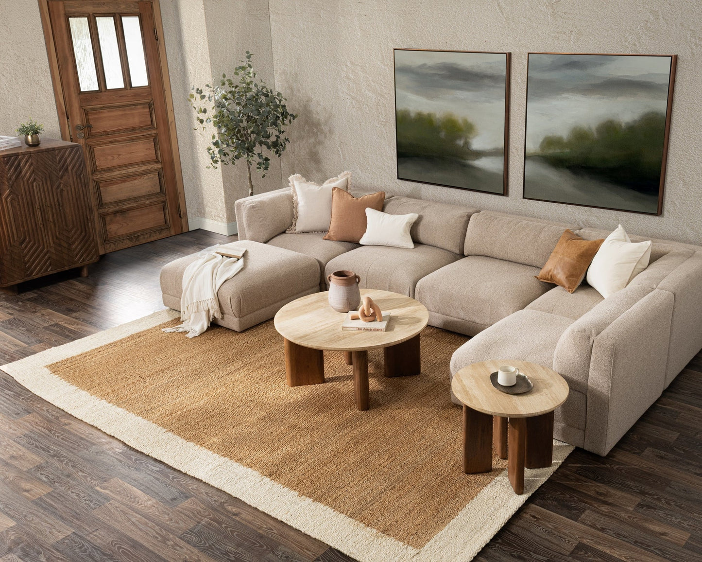 Tan Travertine Coffee Table Idella Coffee Table Collection