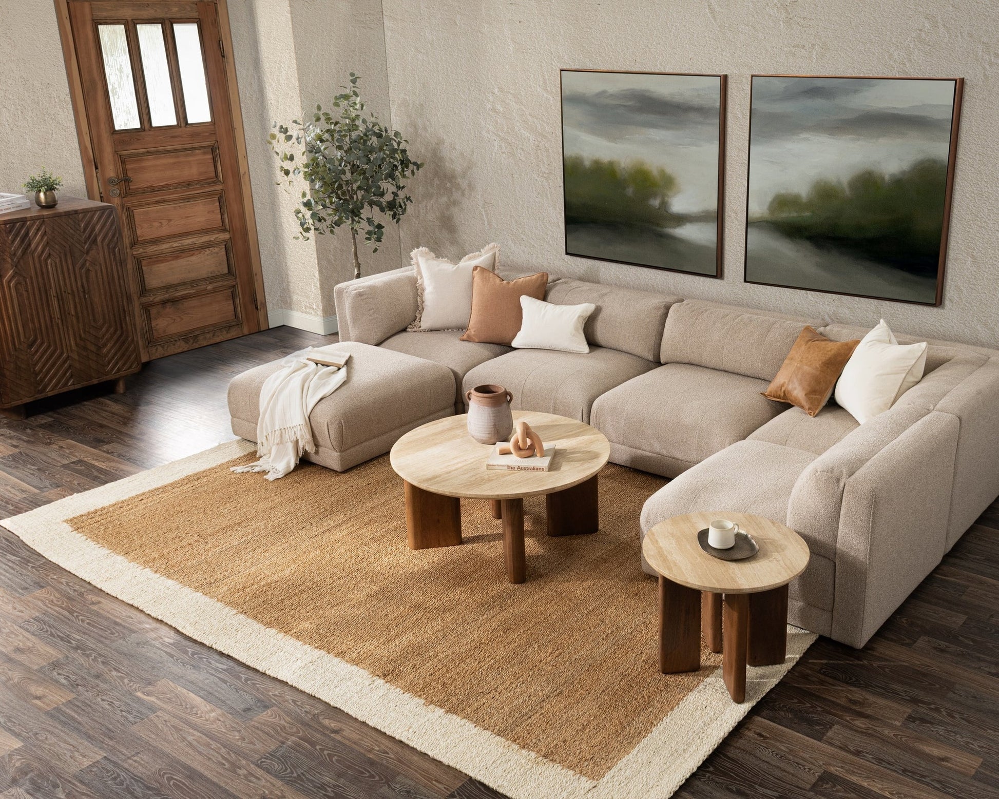 Tan Travertine Coffee Table Idella Coffee Table Collection