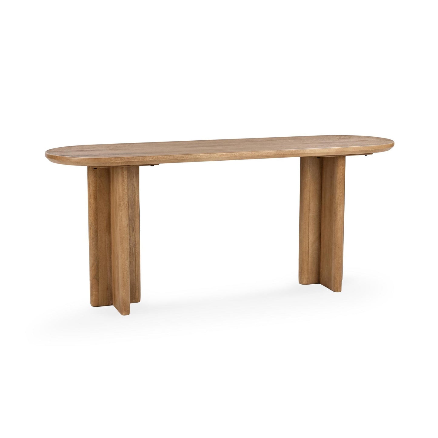 Natural Maple Mango Wood Console Table Montengo Console Table Collection