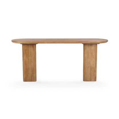 Natural Maple Mango Wood Console Table Montengo Console Table Collection