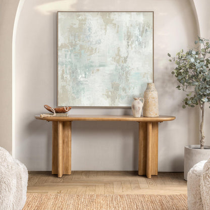 Natural Maple Mango Wood Console Table Montengo Console Table Collection