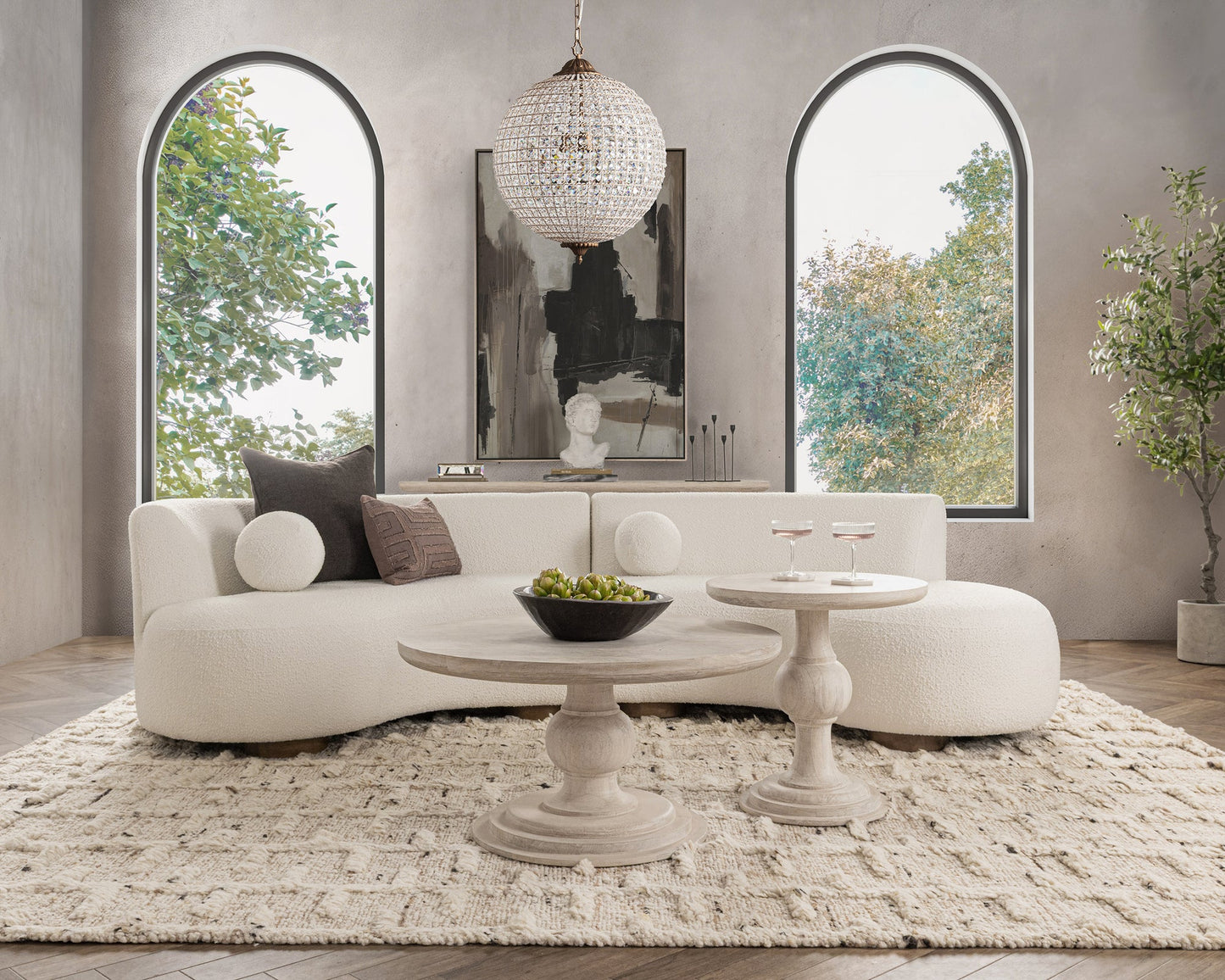 Creamwood Mango Wood Coffee Table Hera Coffee Table Collection