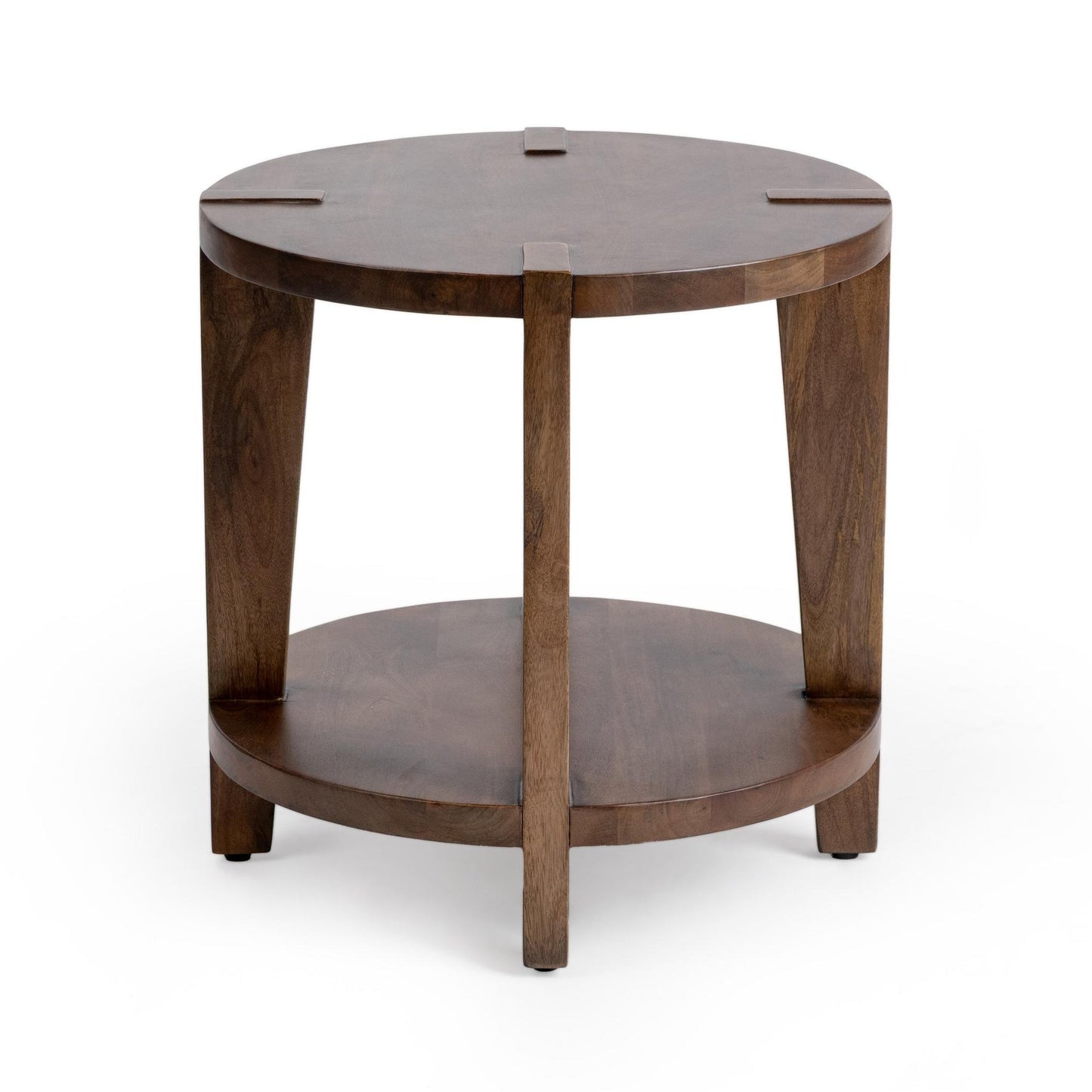 Tundra Brown Mango Wood Accent & End Table Alenna End Table Collection