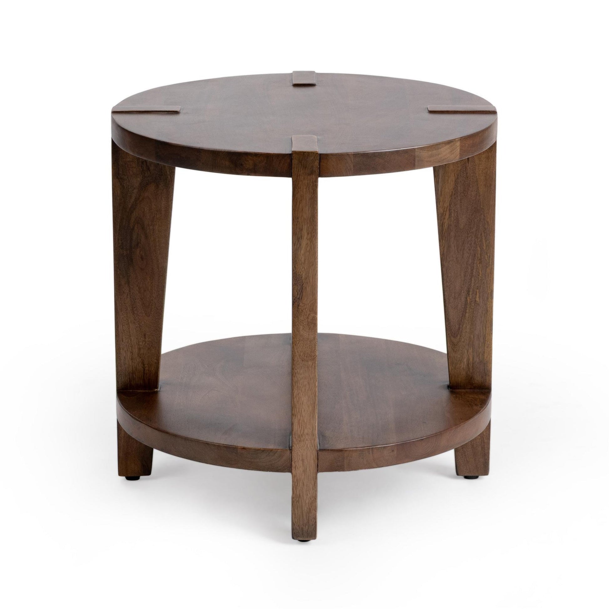 Tundra Brown Mango Wood Accent & End Table Alenna End Table Collection