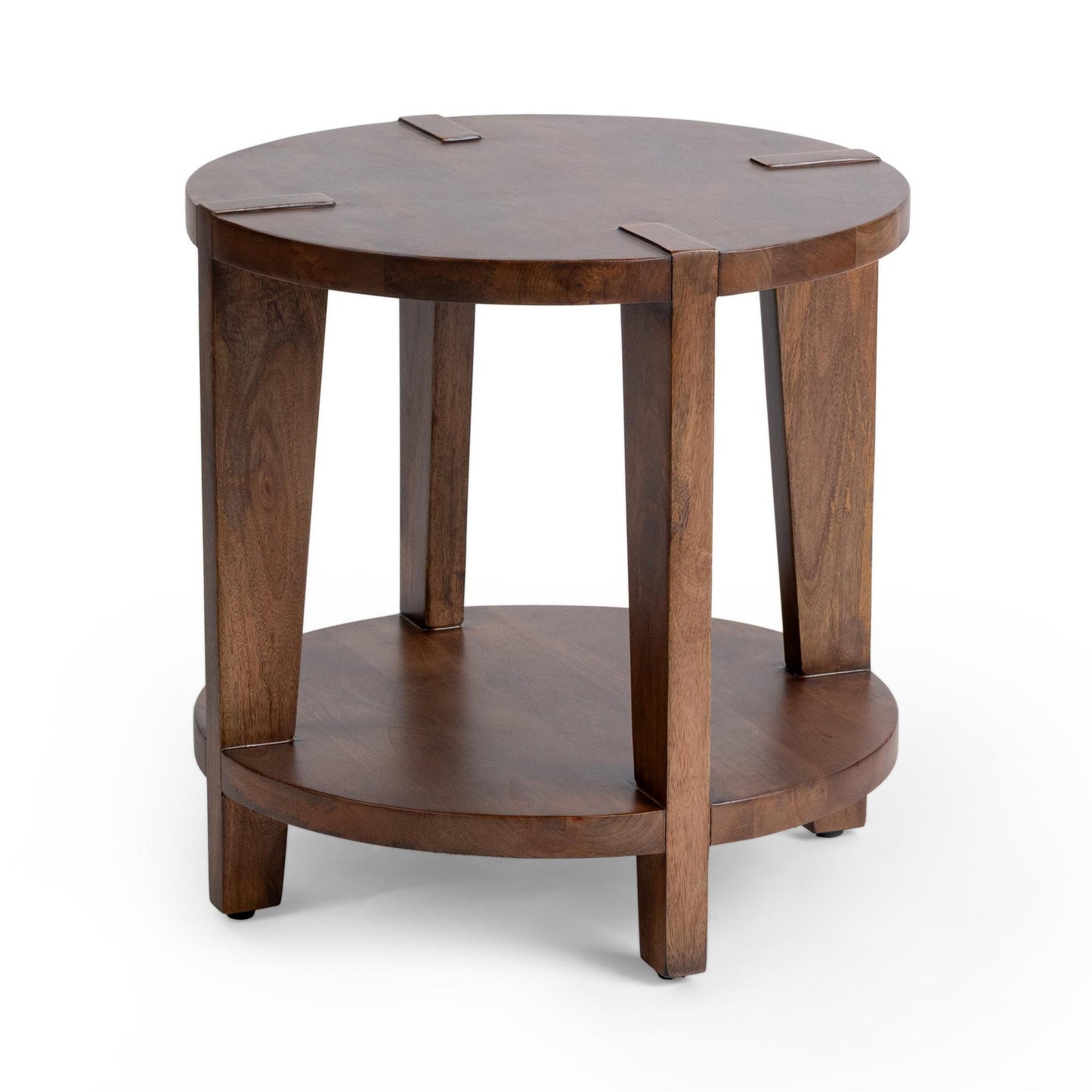 Tundra Brown Mango Wood Accent & End Table Alenna End Table Collection
