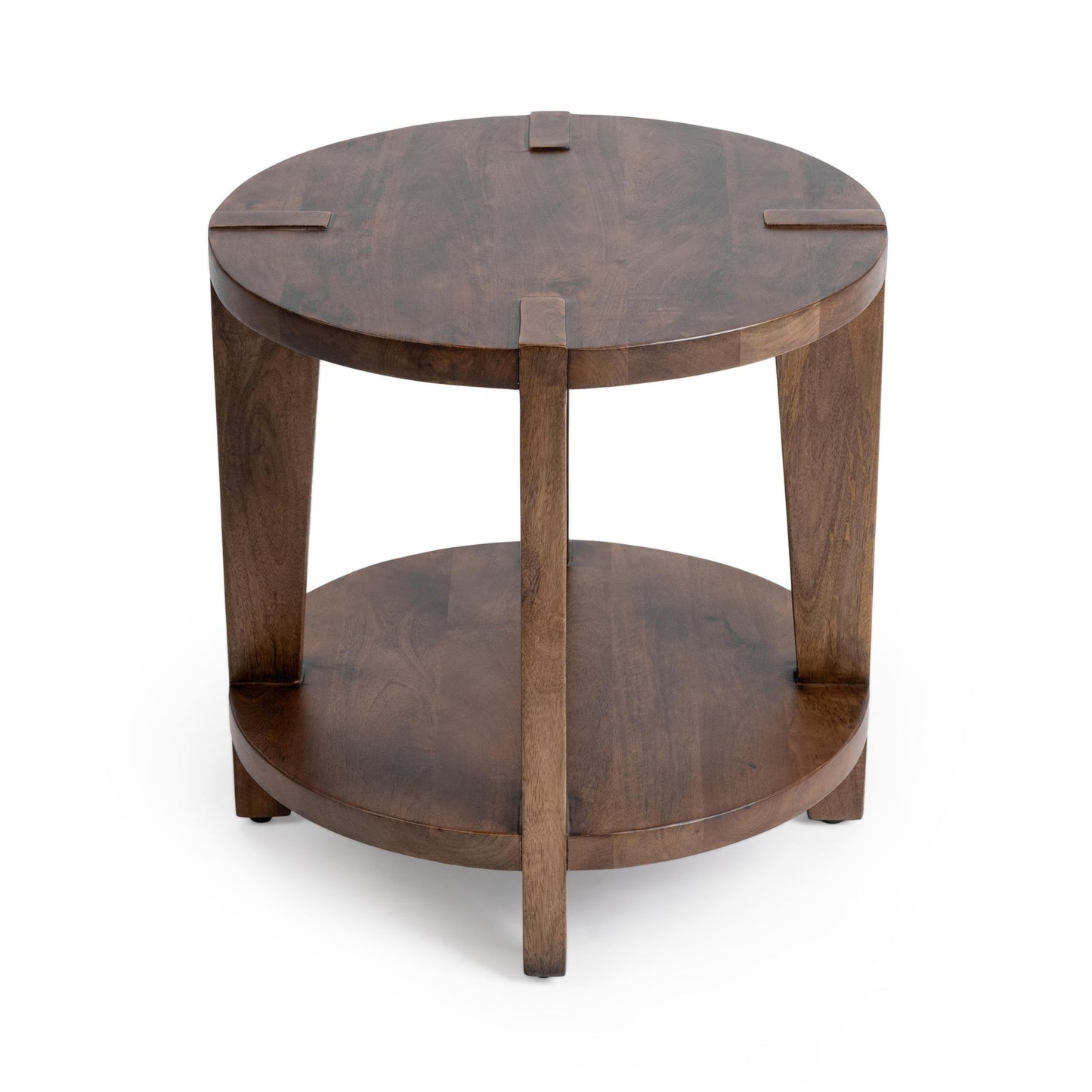 Tundra Brown Mango Wood Accent & End Table Alenna End Table Collection
