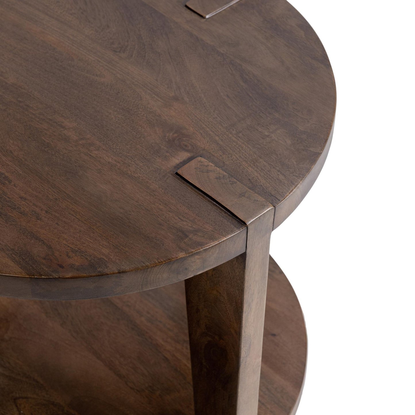 Tundra Brown Mango Wood Accent & End Table Alenna End Table Collection