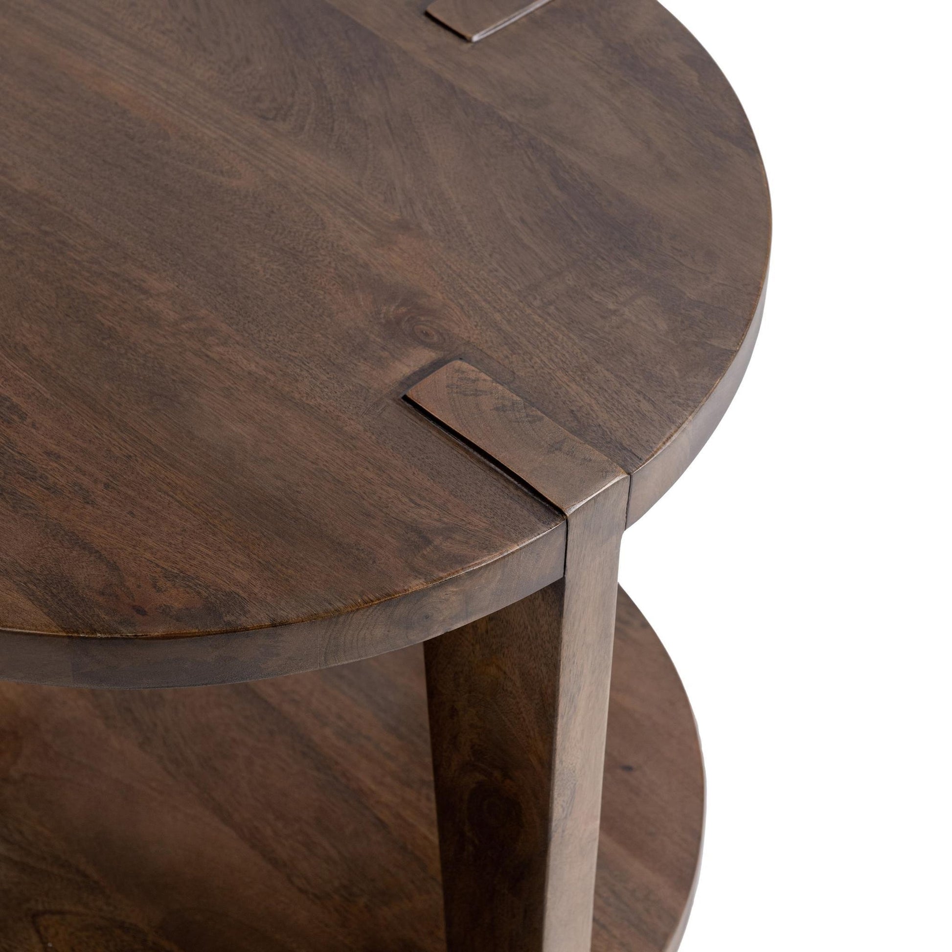 Tundra Brown Mango Wood Accent & End Table Alenna End Table Collection