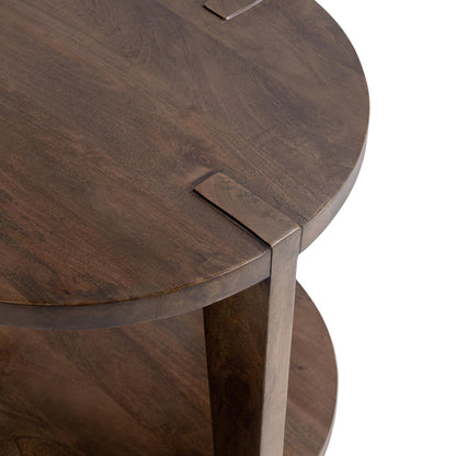 Tundra Brown Mango Wood Accent & End Table Alenna End Table Collection