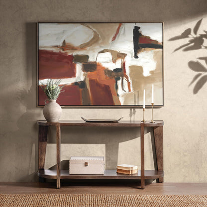 Tundra Brown Mango Wood Console Table Alenna Console Table Collection