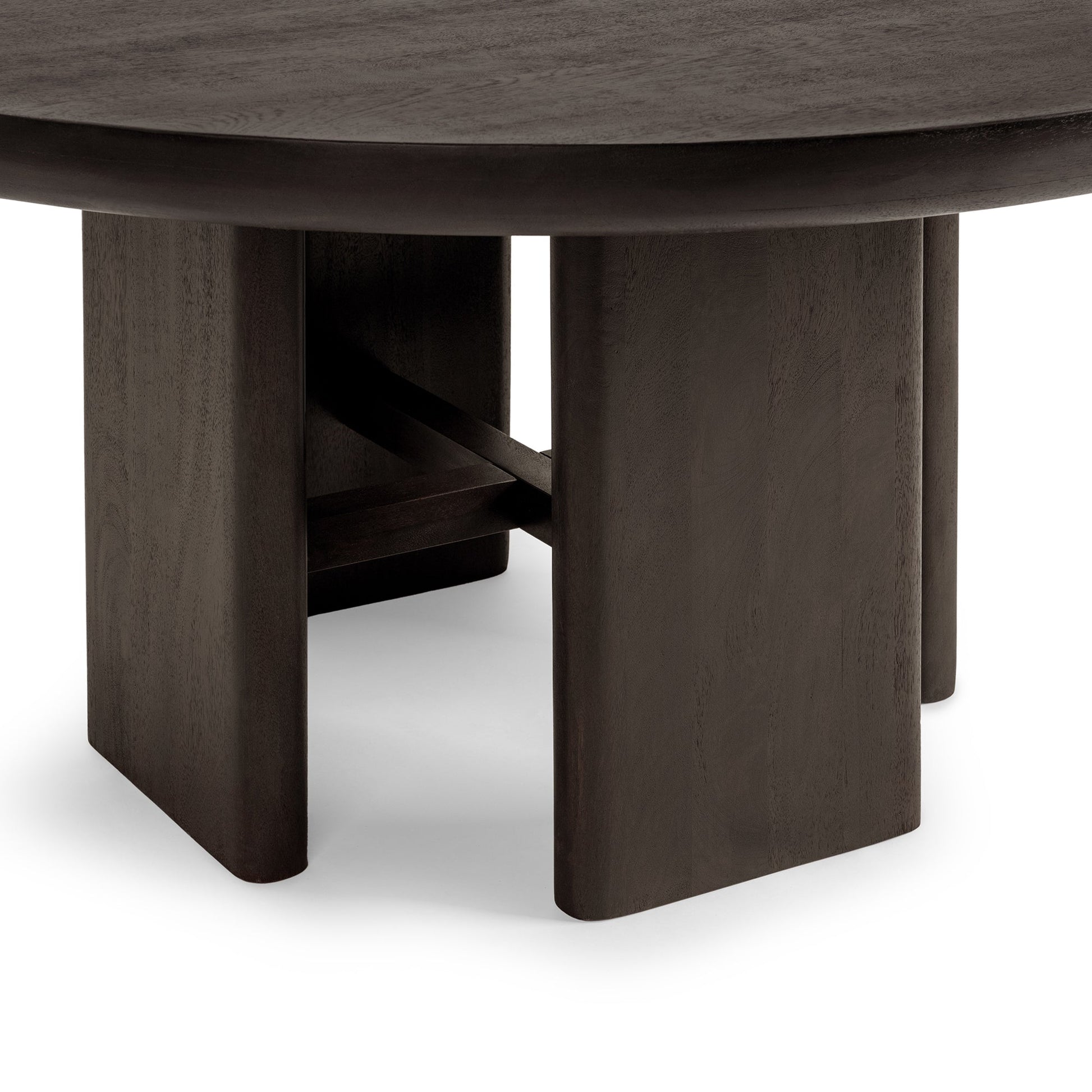 Truffle Roast Mango Wood Dining Table Celadon Dining Table Collection
