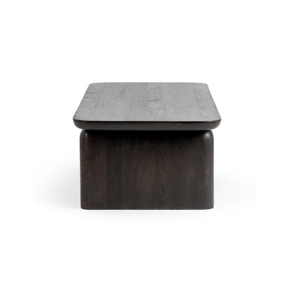 Truffle Roast Mango Wood Coffee Table Milan Coffee Table Collection